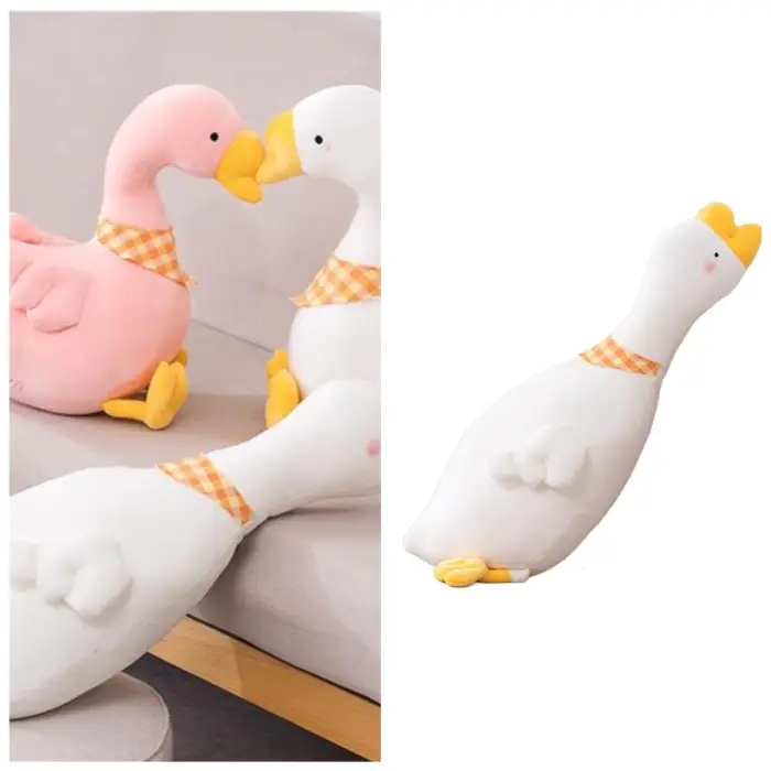 Embroidered Mama and Baby Goose Stuffed Animals Set